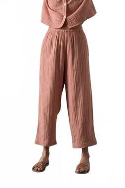 NEW BIBICO clara taper trousers in rust